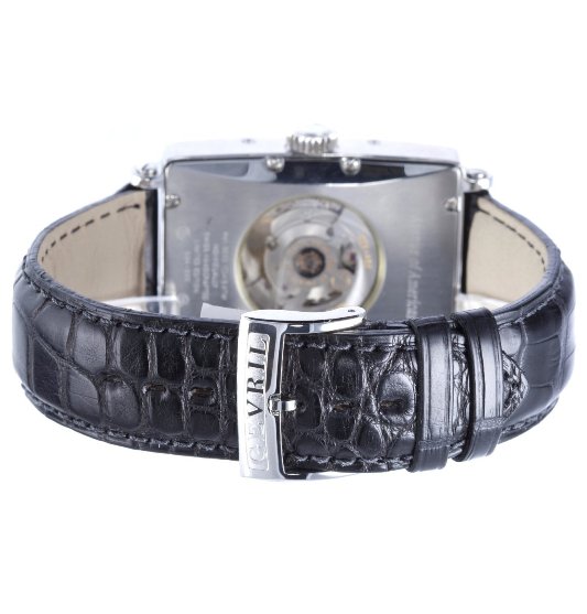 Gevril Men's 5022 Avenue of Americas Automatic GMT Watch - Back View